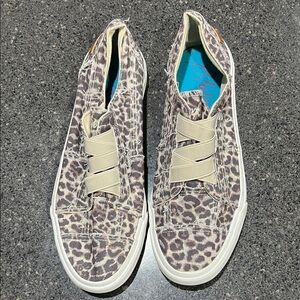 Leopard Print Slip-On Sneakers